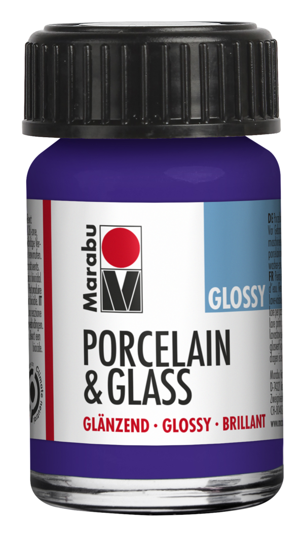 Porcelain & Glass glossy 15ml, fialová