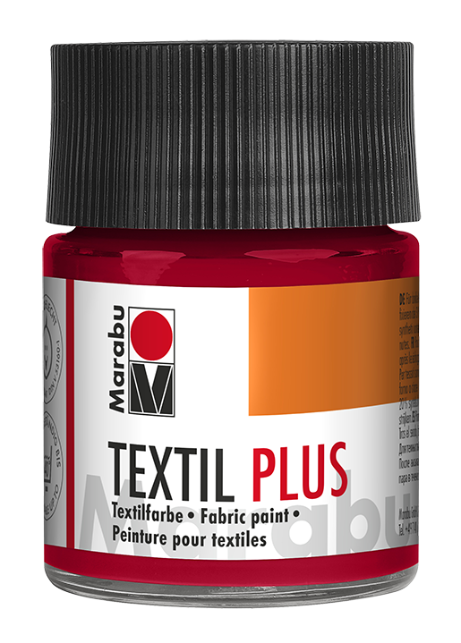 Textil Plus 50ml, červená karmínová
