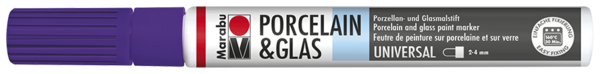 Porcelain & Glas Painter 2-4mm, fialová