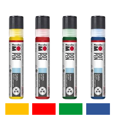 Dot Pen 25ml, súprava 4x25ml