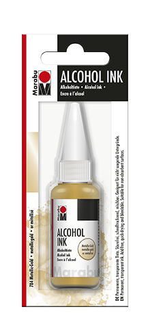 Alcohol Ink 20ml, zlatá