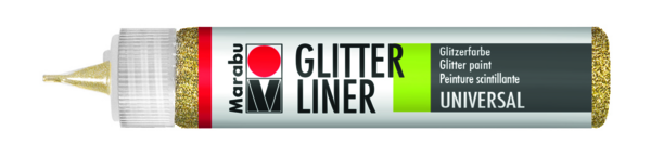 Glitter Liner 25ml, zlatá