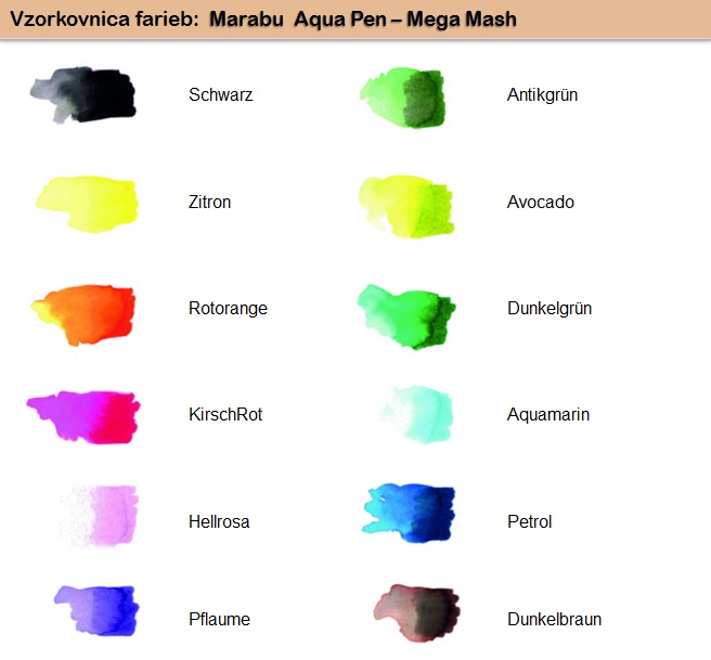 Aqua Pen Graphix - Mega Mash, súprava 12 popisovačov