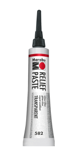 Relief paste 20ml, glitrová strieborná