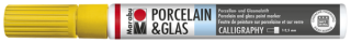 Porcelain & Glas Painter Calligraphy 1-2,5mm, žltá slnečná