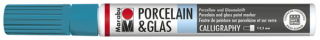 Porcelain & Glas Painter Calligraphy 1-2,5mm, petrolejová